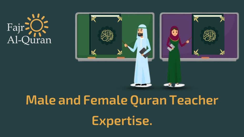 Male and Female Quran Teacher Expertise.