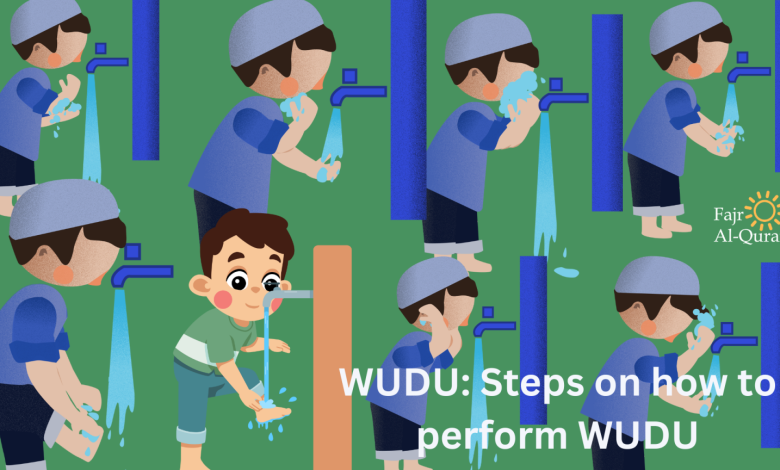 wudu step by step in Islam