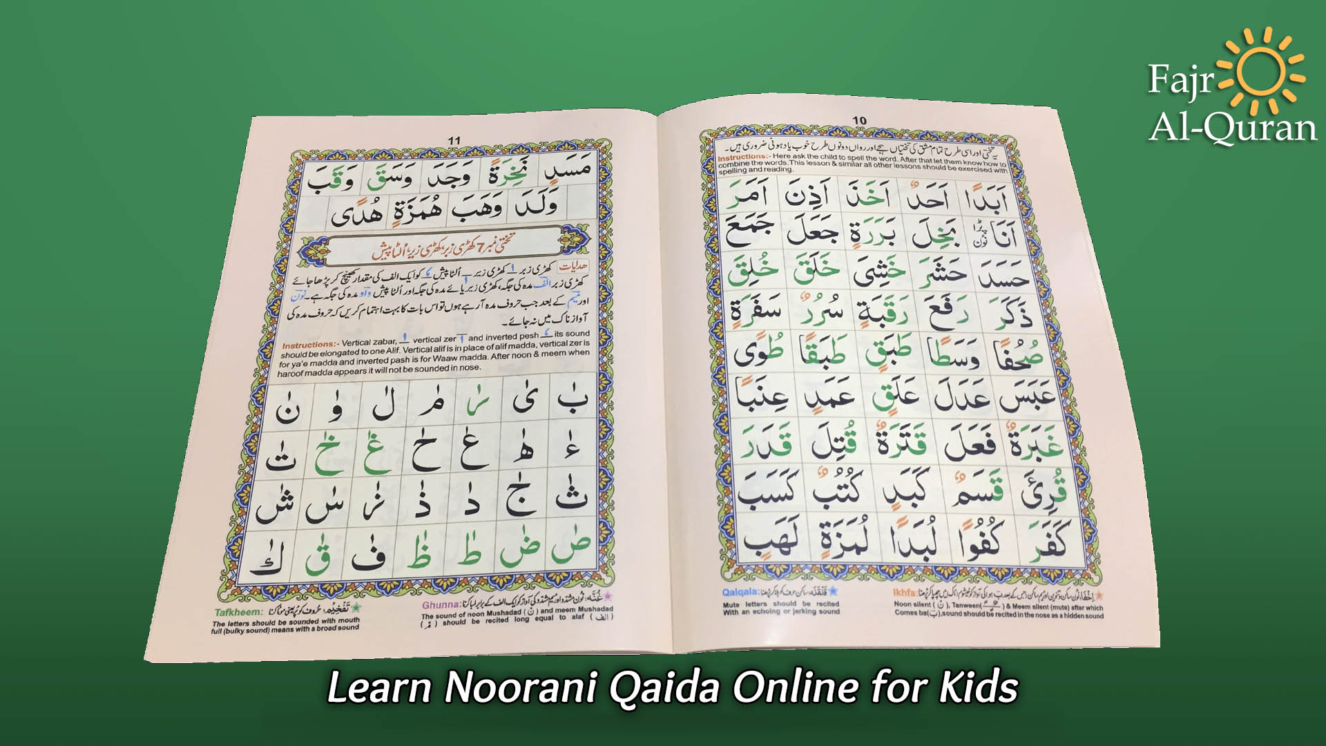 Learn Noorani Qaida Online for Kids