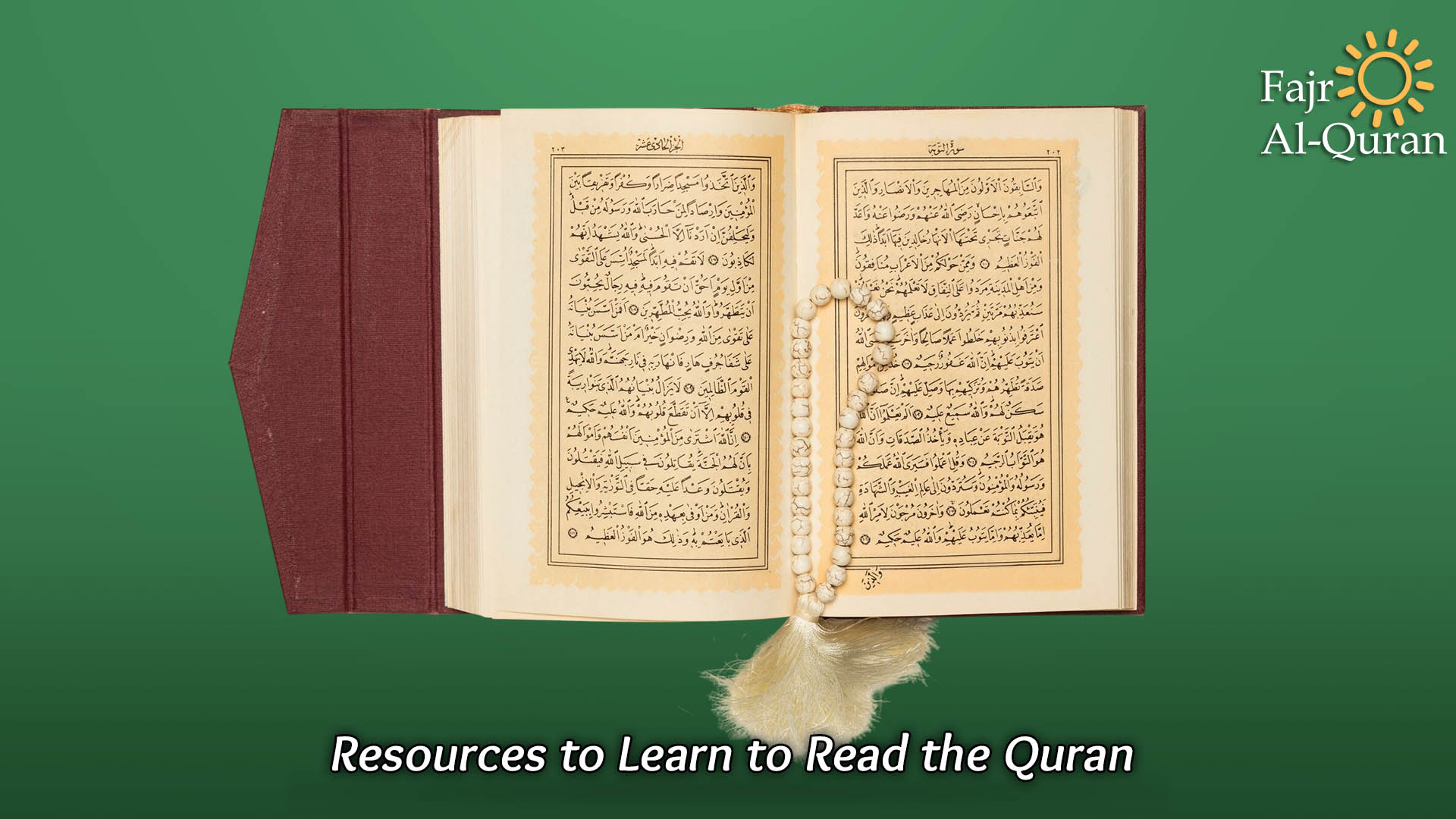 Resources to Learn to Read the Quran