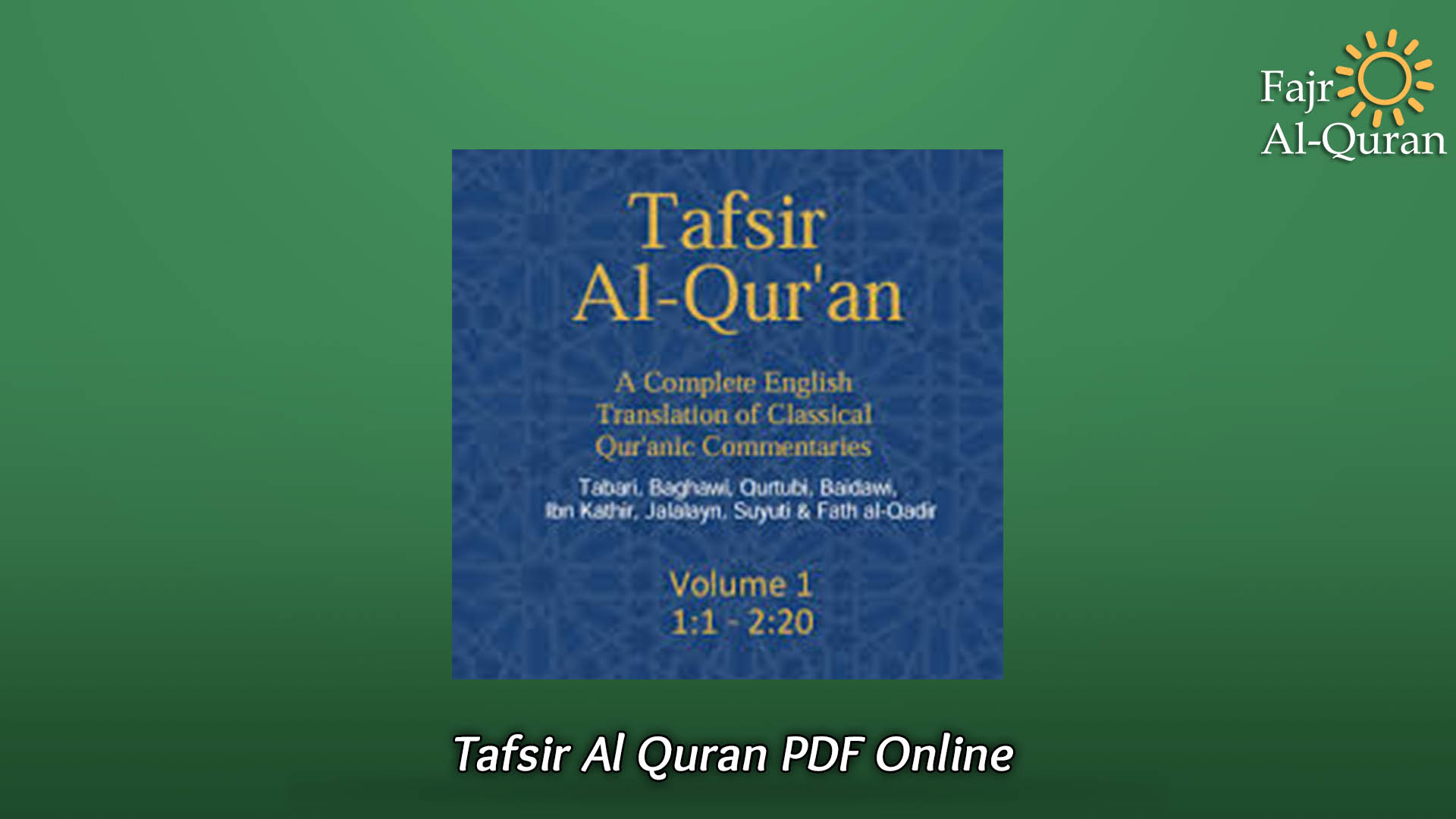 Tafsir Al Quran PDF Online