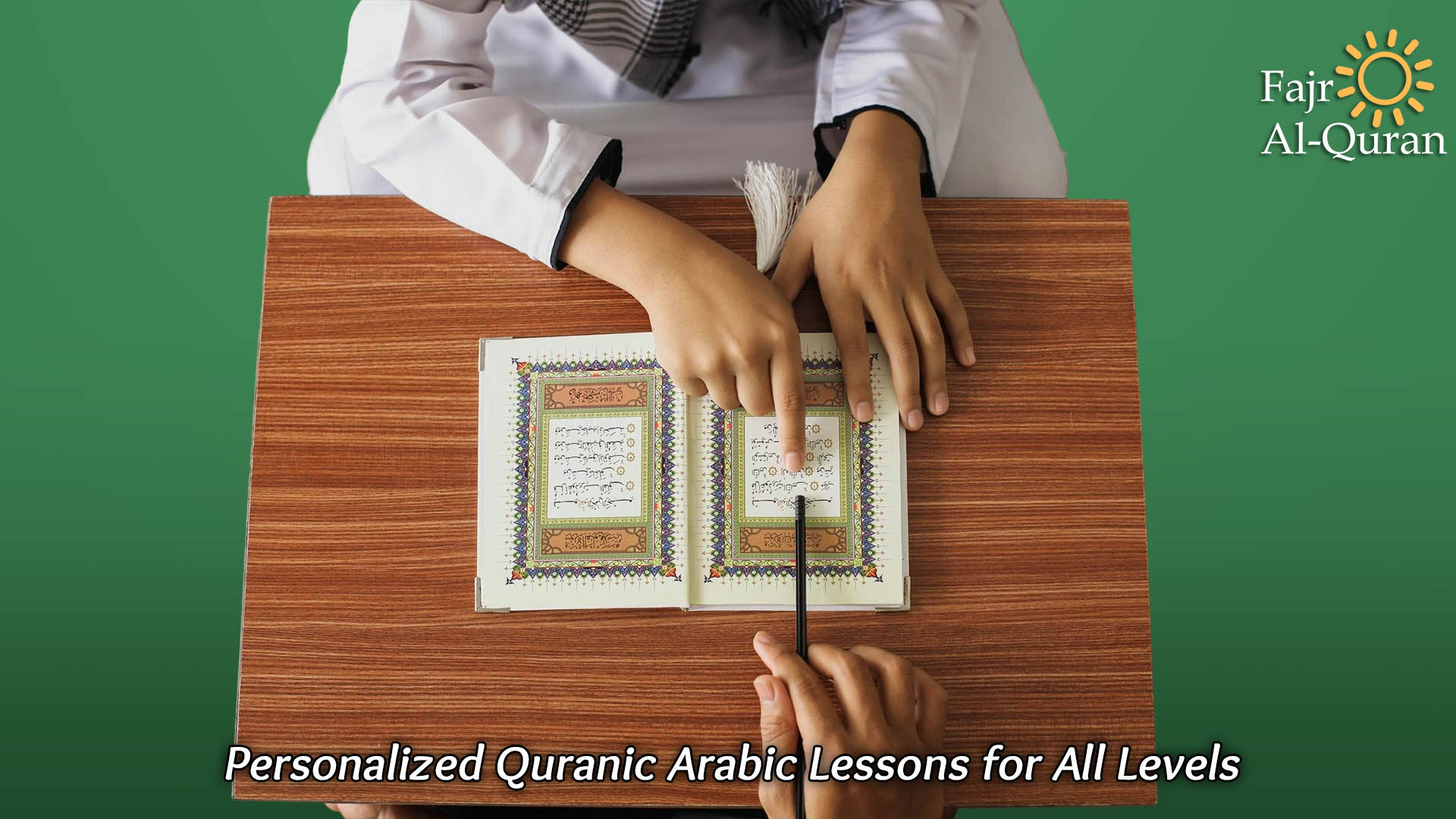 Personalized Quranic Arabic Lessons for All Levels 