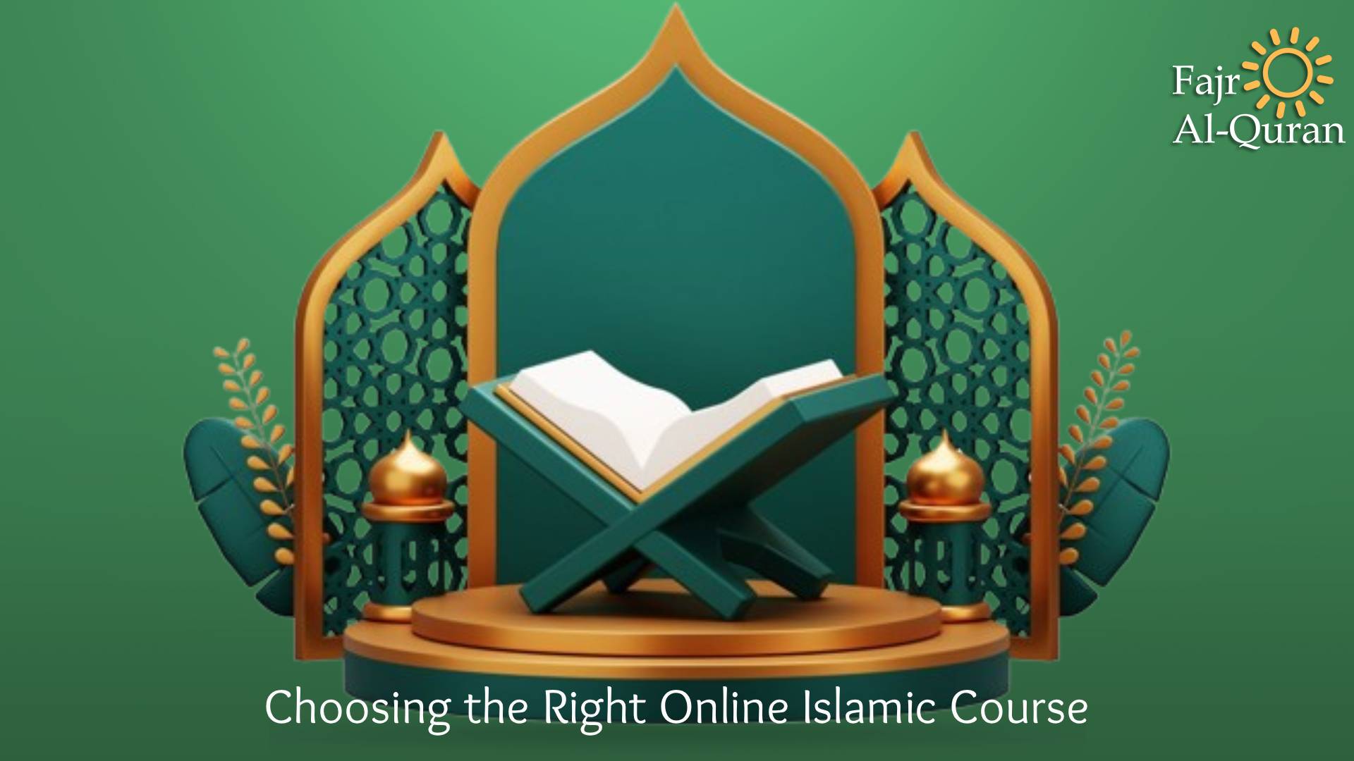 Choosing the Right Online Islamic Course