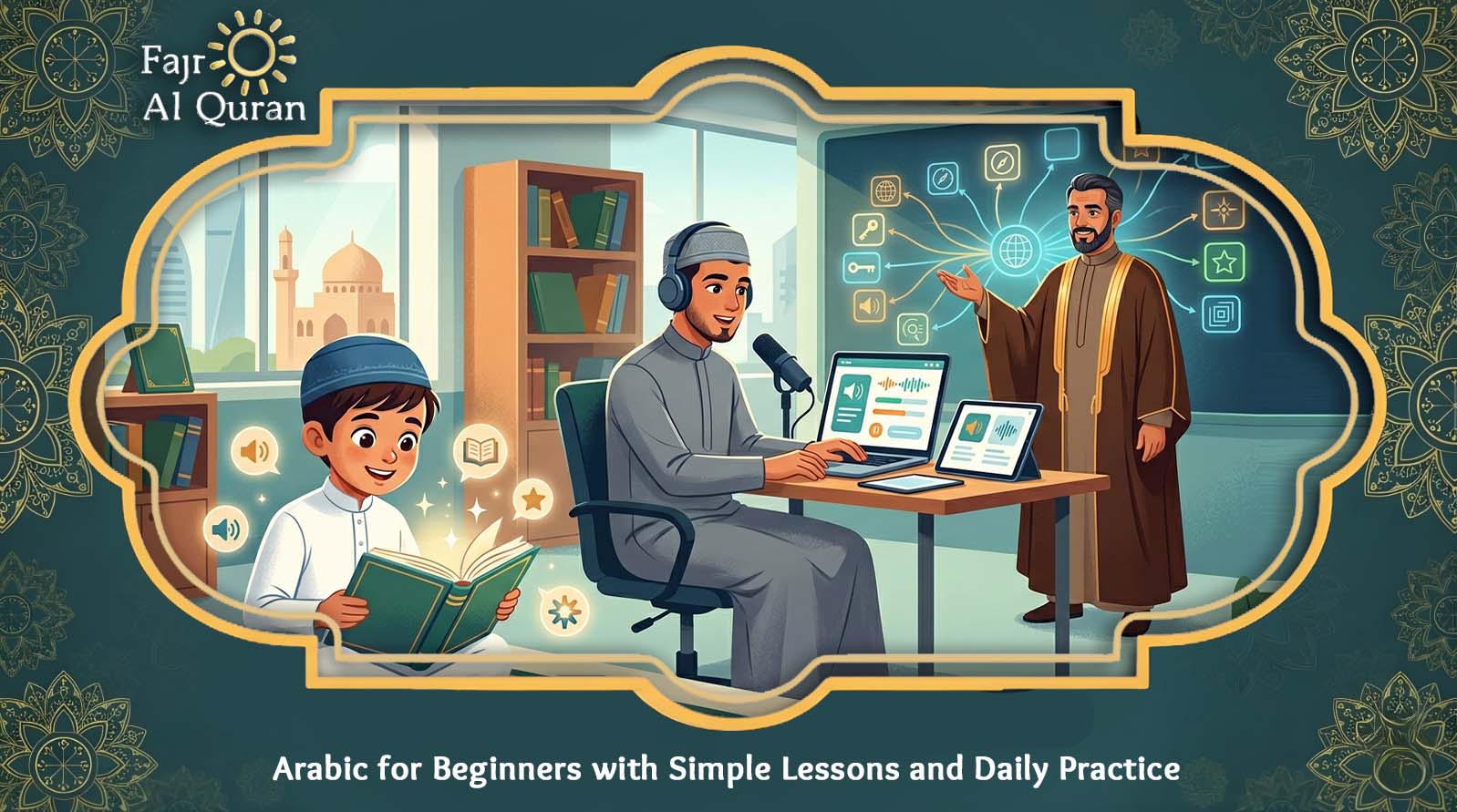Arabic for Beginners with Simple Lessons and Daily Practice