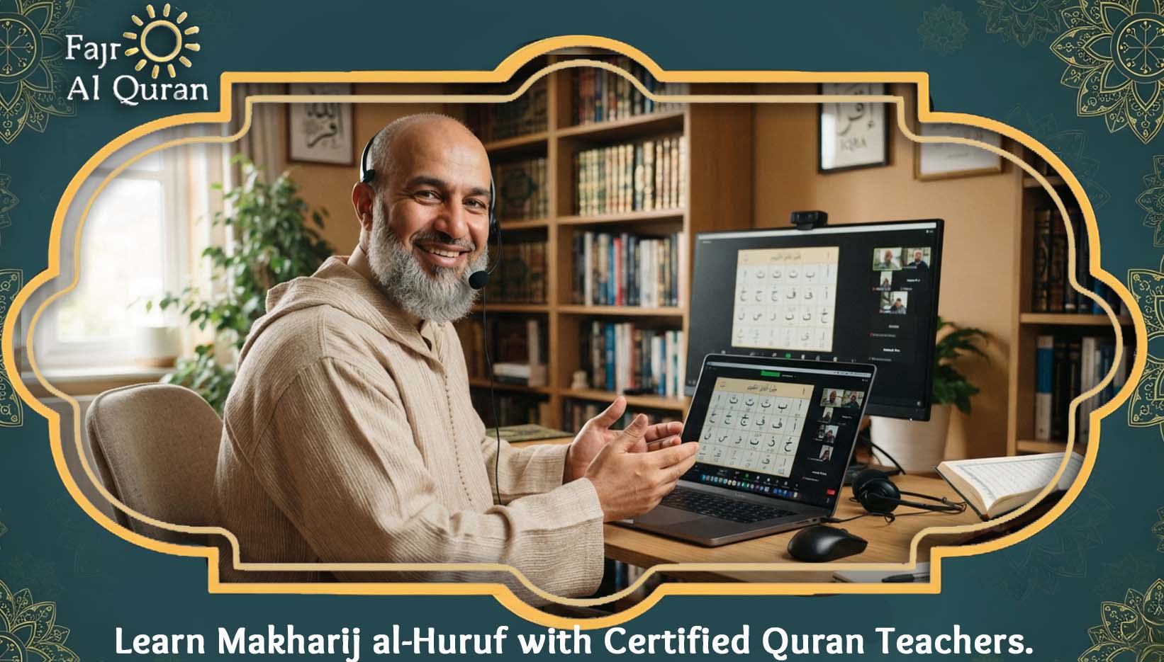Learn Makharij al-Huruf with Certified Quran Teachers.