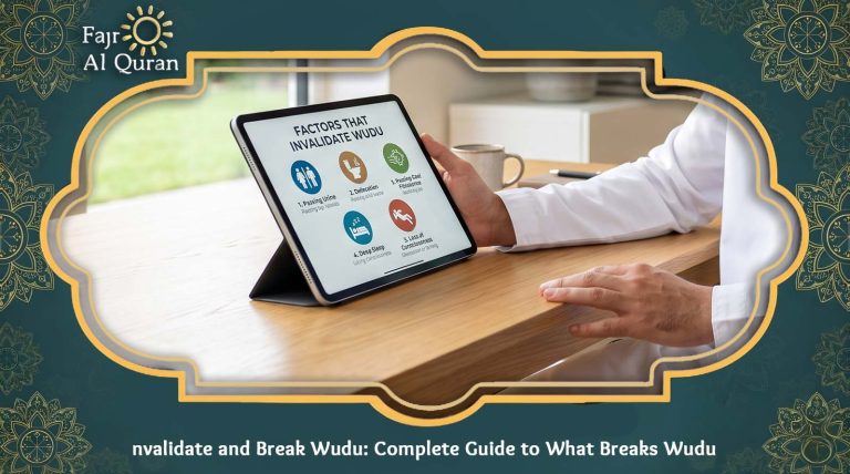 Invalidate and Break Wudu: Complete Guide to What Breaks Wudu
